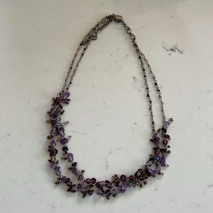 Cute purple “gems” necklace